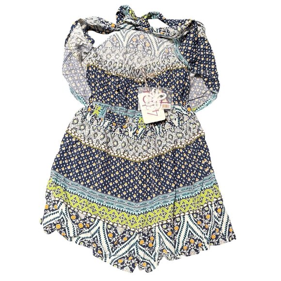 435 By Matilda Jane Girls Dress Size 10 Multicolor Sleeveless Boho Style - Picture 3 of 3